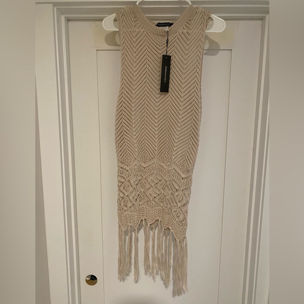 BCBG swim suit cover up.